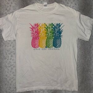 Girlie Girl Originals White Pineapple Tee
